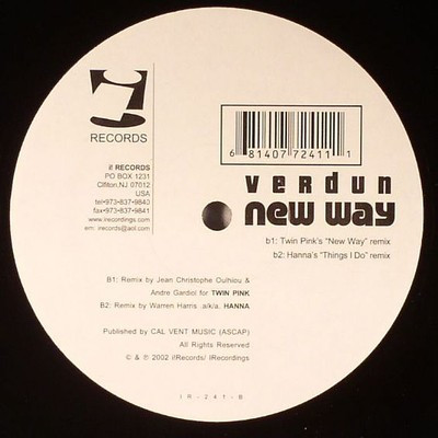 Verdun - New Way | i! Records (IR-241) - main