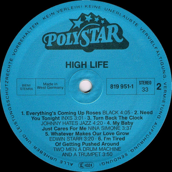 Various - High Life | Polystar (819 950-1) - 4