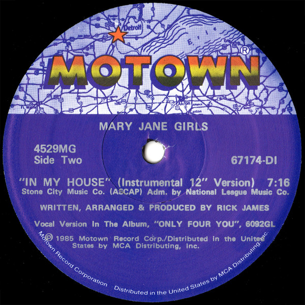 Mary Jane Girls - In My House | Motown (4529MG) - 2