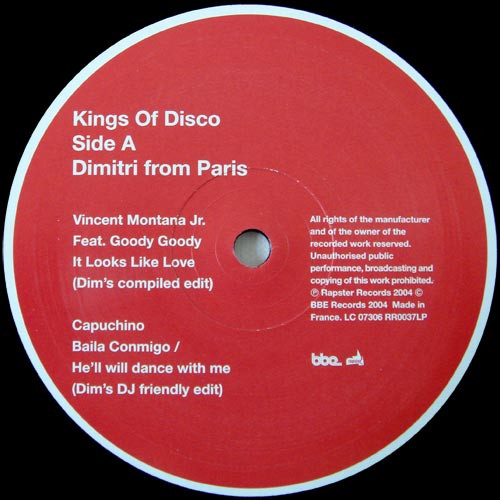 Dimitri From Paris & Joey Negro - The Kings Of Disco - Part A | Rapster Records (RR0037LP) - 3
