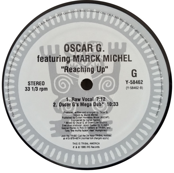 Oscar Gaetan Featuring Marck Michel - Reaching Up | TRIBAL America (Y-58462) - 3