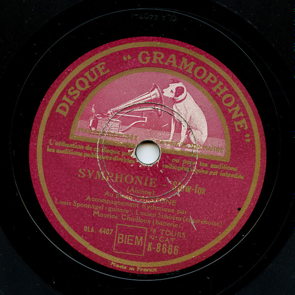 Alex Alstone - Symphonie / Rapsodie D'Un Soir | Disque "Gramophone" (K-8666)