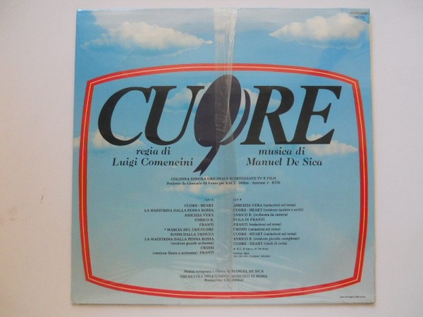 Manuel de Sica - Cuore | Fonit Cetra (LPX 134) - 2