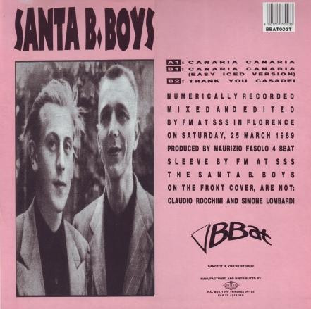 Santa B. Boys - Canaria Canaria | BBAT (BBAT 003T) - 2
