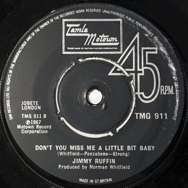 Jimmy Ruffin - What Becomes Of The Broken Hearted | Tamla Motown (TMG 911) - 2 Jimmy Ruffin - What Becomes Of The Broken Hearted | Tamla Motown (TMG 911) - 2