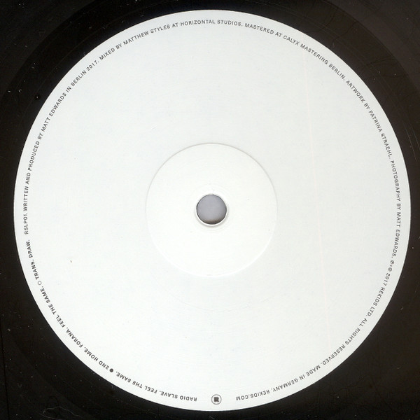 Radio Slave - Feel The Same | REKIDS (RSLP01) - 3