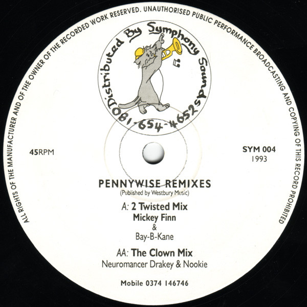Neuromancer - Pennywise (Remixes) | Symphony Sound Records (SYM 004) - main