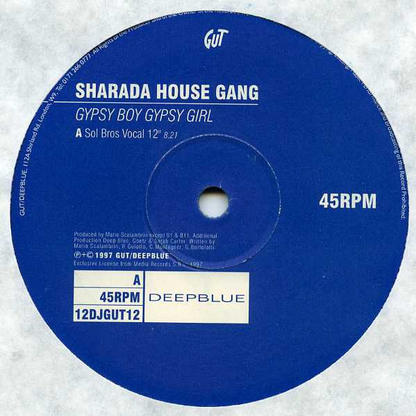 Sharada House Gang - Gypsy Boy Gypsy Girl | Gut Records (12DJGUT12) - 3 Sharada House Gang - Gypsy Boy Gypsy Girl | Gut Records (12DJGUT12) - 3