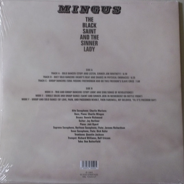 Charles Mingus - The Black Saint And The Sinner Lady | Ermitage (VNL 12520 LP) - 2 Charles Mingus - The Black Saint And The Sinner Lady | Ermitage (VNL 12520 LP) - 2