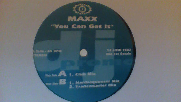 Maxx - You Can Get It | Pulse-8 Records (12 LOSE  75 DJ)
