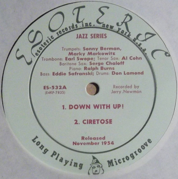 Sonny Berman - Jazz Immortal 1946 | Esoteric (ES-532) - 3