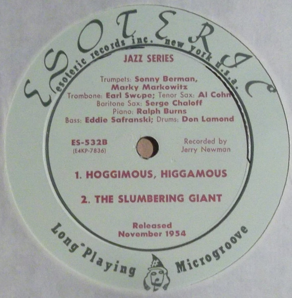 Sonny Berman - Jazz Immortal 1946 | Esoteric (ES-532) - 4