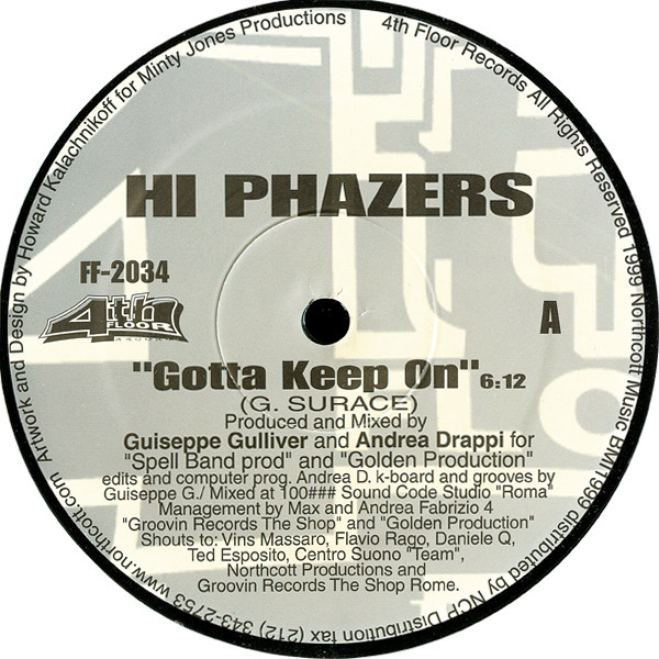 Hi Phazers - Gotta Keep On | 4th Floor Records (FF-2034)