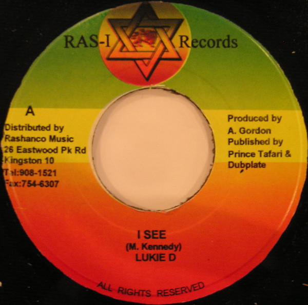 Lukie D - I See | Ras-I Records (none)