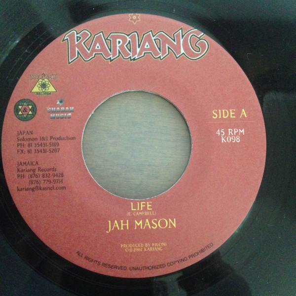 Jah Mason - Life | Kariang Records (K098)