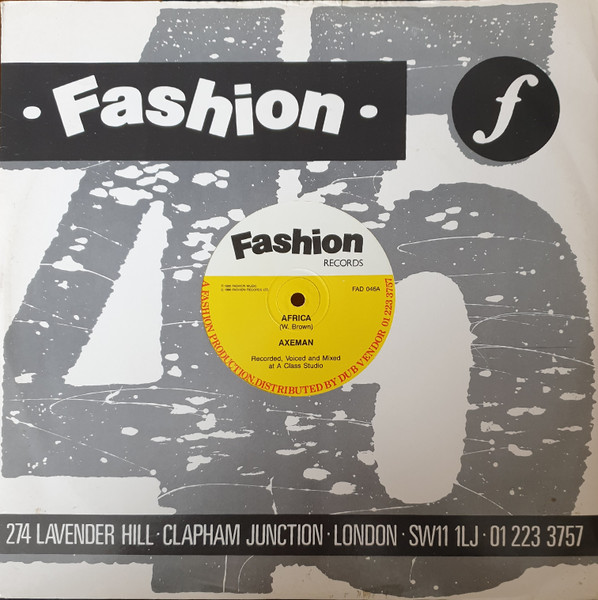 Axeman - Africa | Fashion Records (FAD 046) - 3