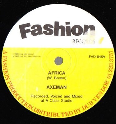 Axeman - Africa | Fashion Records (FAD 046)