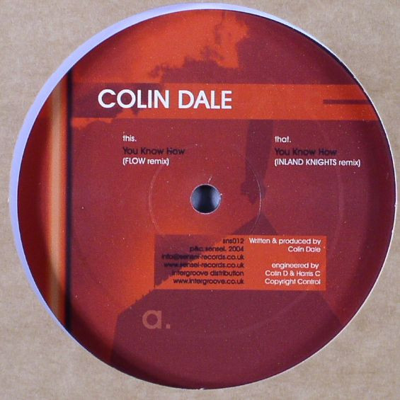 Colin Dale - You Know How (Remixes) | Sensei (sns012) - main