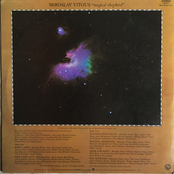 Miroslav Vitous - Magical Shepherd | Warner Bros. Records (36.011) - 2