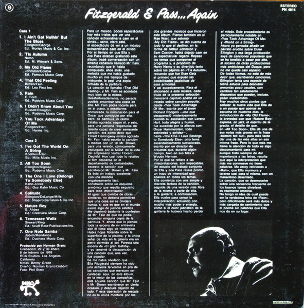 Fitzgerald & Pass... Again