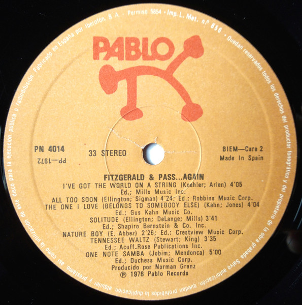 Fitzgerald & Pass... Again