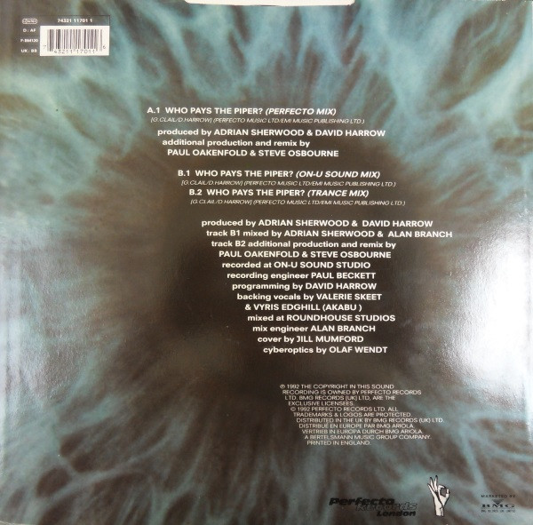 Gary Clail On-U Sound System - Who Pays The Piper? | Perfecto (74321 11701-1) - 2 Gary Clail On-U Sound System - Who Pays The Piper? | Perfecto (74321 11701-1) - 2