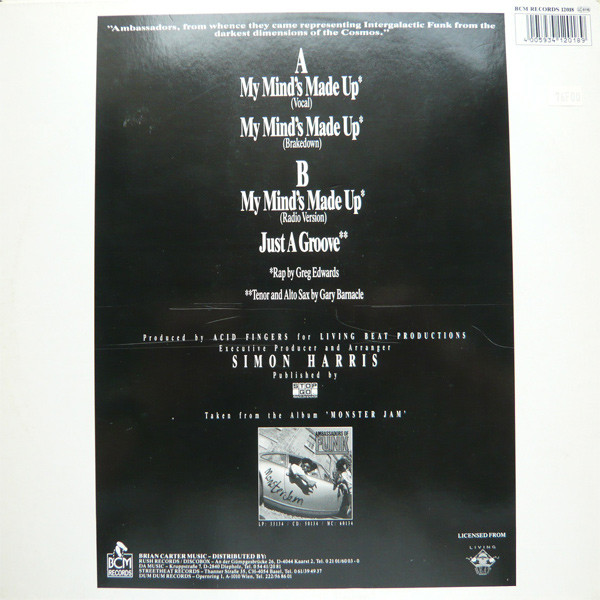 Ambassadors Of Funk - My Mind's Made Up | BCM Records (12018)