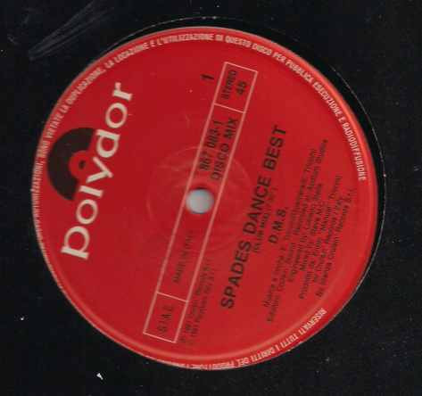 D.M.S. - Spades Dance Best | Polydor (867 083-1)