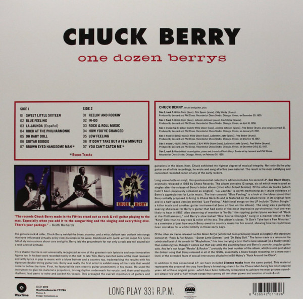 Chuck Berry - One Dozen Berrys | WaxTime (771785) - 2