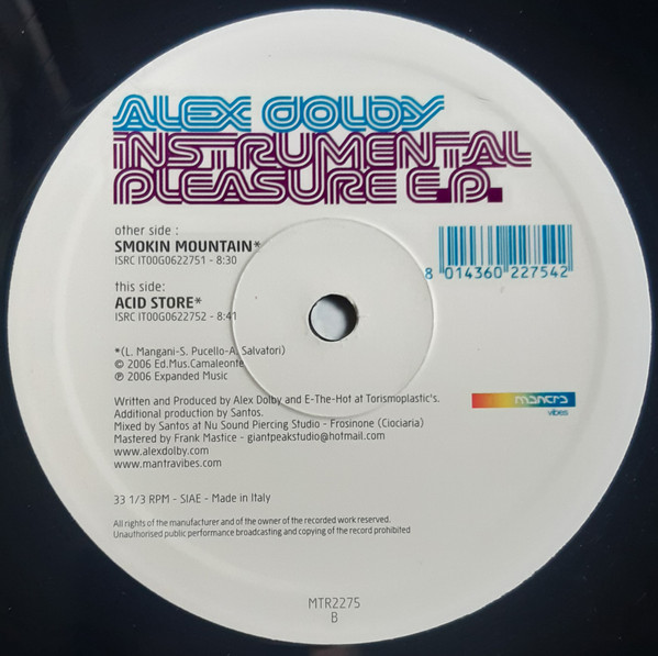 Alex Dolby - Instrumental Pleasure E.P. | Mantra Vibes (MTR 2275) - 4