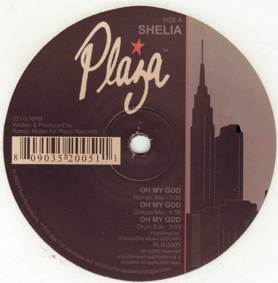 Shelia - Oh My God | Plaza Records (PLG-2005) - main Shelia - Oh My God | Plaza Records (PLG-2005) - main