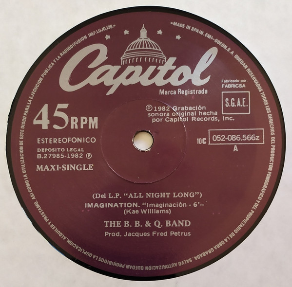 The Brooklyn, Bronx & Queens Band - Imaginacion | Capitol Records (10C 052-086.566z) - 3