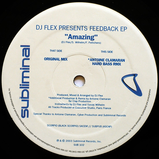 DJ Flex - Feedback EP | Subliminal (SUB 102) - 2