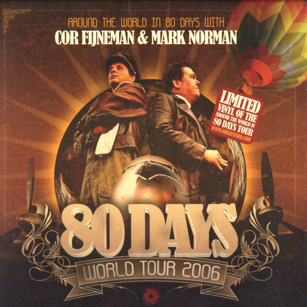 Cor Fijneman & Mark Norman - Around The World In 80 Days With Cor Fijneman & Mark Norman | Black Hole Recordings (BLACK HOLE 194-5 12")