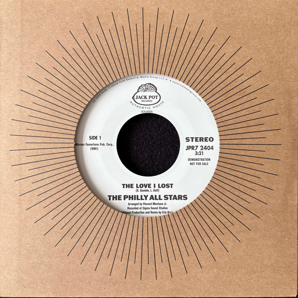 The Philly All Stars - The Love I Lost | Jack Pot Records (JPR7 2404) - main
