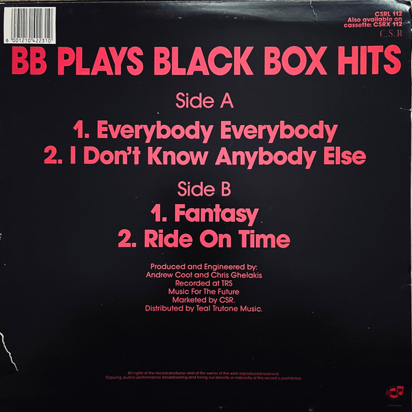 B.B - B.B Plays Black Box Hits | C.S.R. (CSRL 112) - 2