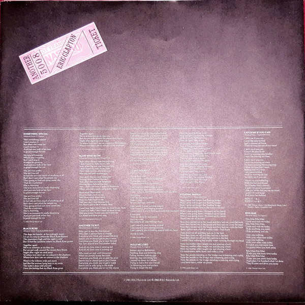 Eric Clapton - Another Ticket | RSO (2394 295) - 4