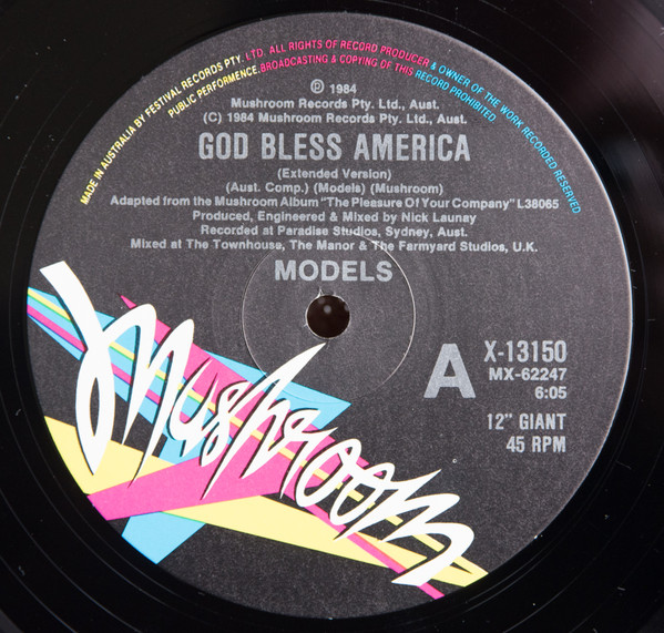 Models - God Bless America | Mushroom (X 13150) - 3