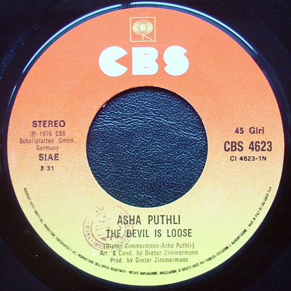 Asha Puthli - The Devil Is Loose | CBS (CBS 4623) - 3