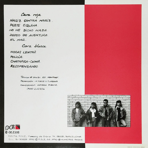 Números Rojos - Nariz Contra Nariz | PDI (E-30.2306) - 2