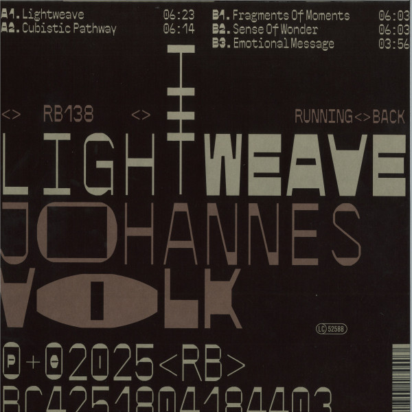 Johannes Volk - Lightweave | Running Back (RB138) - 2 Johannes Volk - Lightweave | Running Back (RB138) - 2