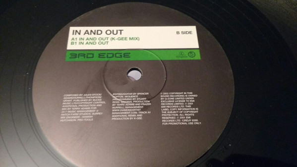 3rd Edge - In And Out | Parlophone (12RDJY 6568) - 2