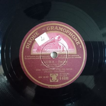 Eric Winstone And His Band / Paul Fenoulhet With The Skyrockets Dance Orchestra - Laura / Sentimental Journey | Disque "Gramophone" (K-8689)