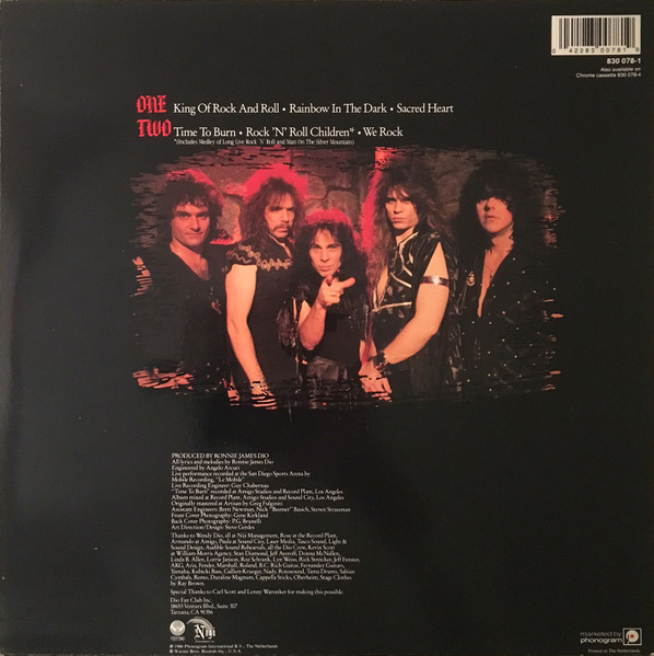 Dio - Intermission | Vertigo (830 078-1) - 2 Dio - Intermission | Vertigo (830 078-1) - 2