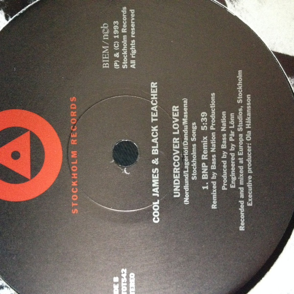 Cool James & Black Teacher - Thank You Thank You | Stockholm Records (STOT542) - main