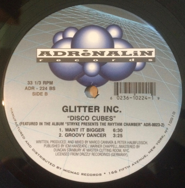 Glitter Inc. - Disco Cubes | Adrenalin Records (ADR-224)