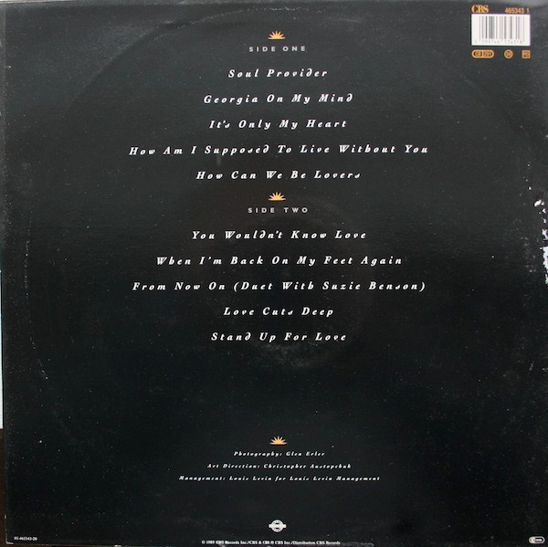 Michael Bolton - Soul Provider | CBS (CBS 465343 1) - 2