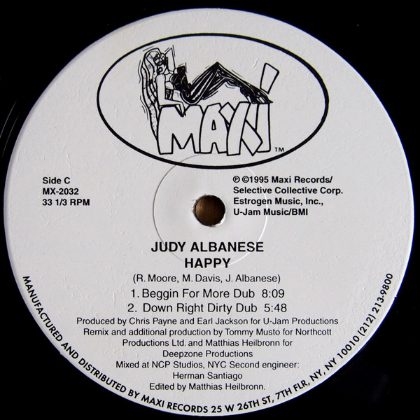 Judy Albanese - Happy | Maxi Records (MX-2032) - 5