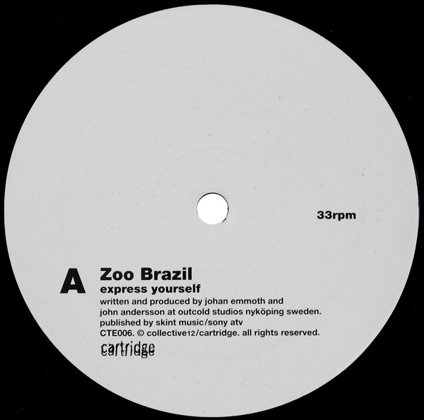 Zoo Brazil - Express Yourself / Big Sister | Cartridge (CTE 006)