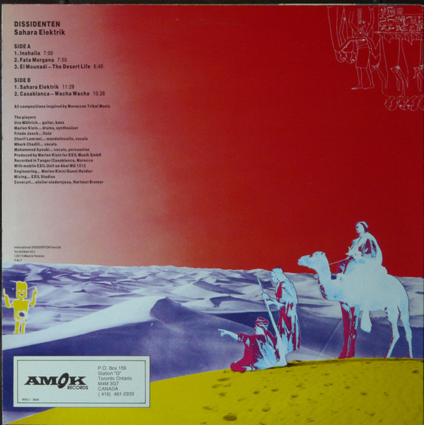 Dissidenten - Sahara Elektrik | Amok Records (AMOK LP516) - 2